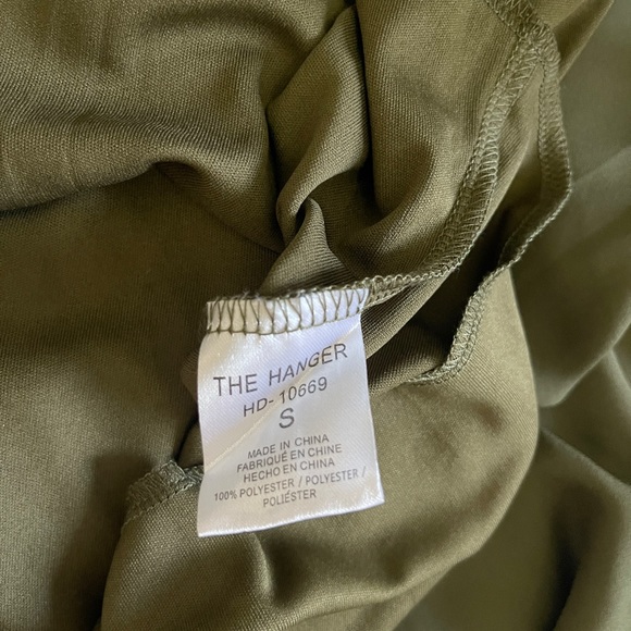 Olive green wrap dress - Picture 9 of 9